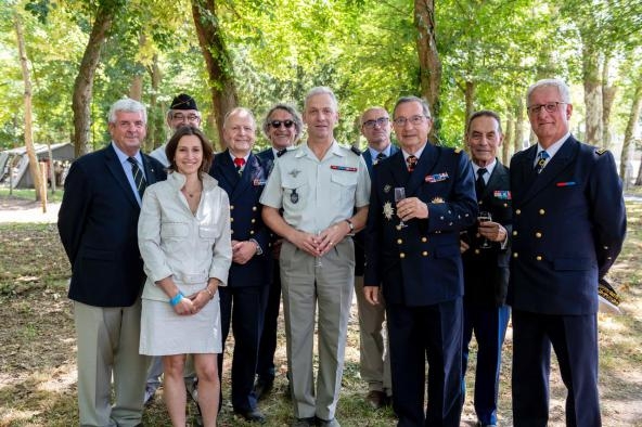 Le CEMA accompagné de quelques membres du Cd'A de l'ASSOC